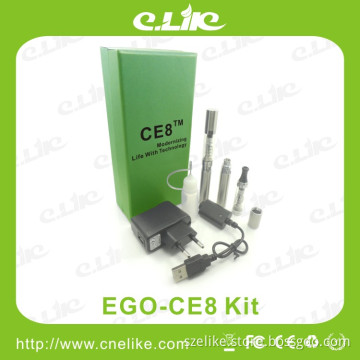 The Latest Electronic Cigarette EGO-CE8 with 2.4ml Large Capacity Ecigar